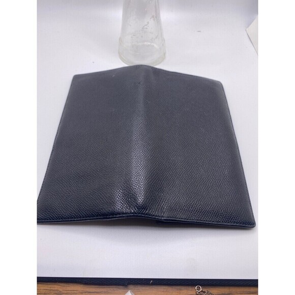 Coach Black Pebbled Leather Long Flap Wallet - Picture 3 of 10